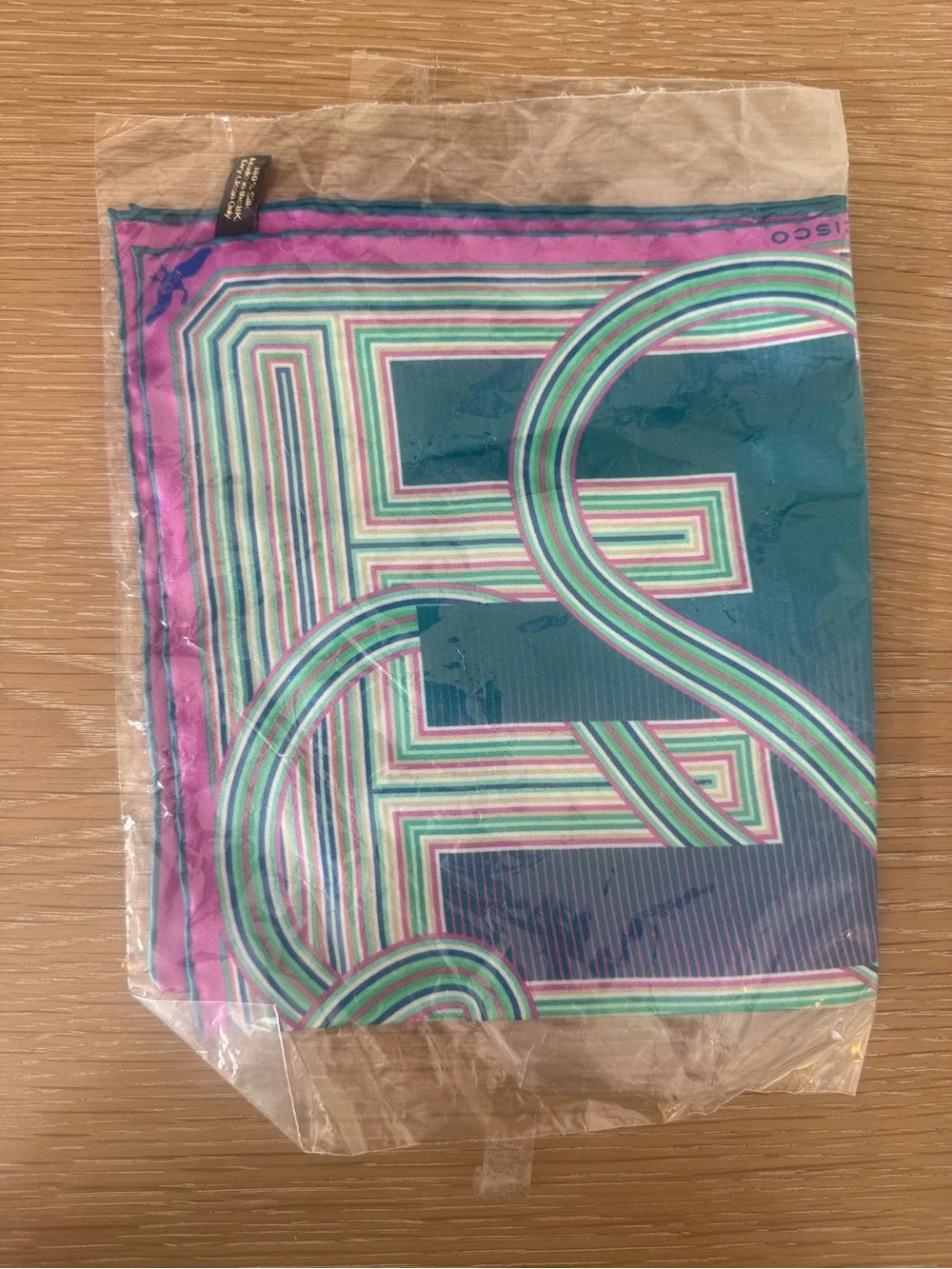 NEW Furious Goose LOVE San Francisco 100% Silk Scarf 25.5” UK